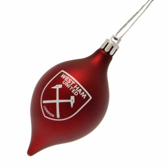 West Ham United Karácsonyi díszek 3pk Vintage Bauble