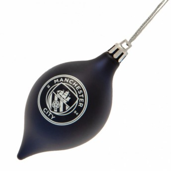 Manchester City Karácsonyi díszek 3pk Vintage Bauble