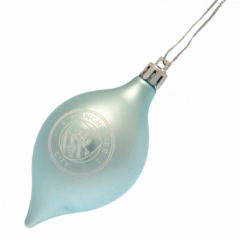 Manchester City Karácsonyi díszek 3pk Vintage Bauble