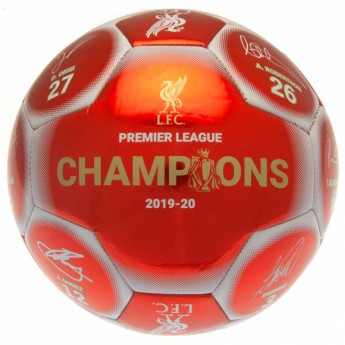 FC Liverpool futball labda Premier League Champions Football Signature RW - size 5