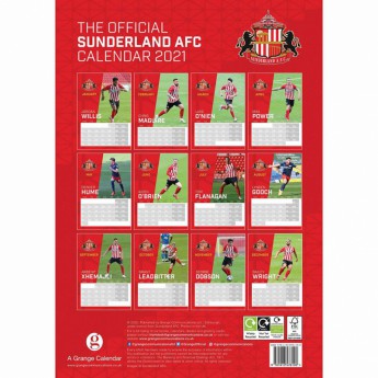 Sunderland naptár 2021