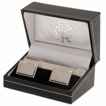FC Rangers nyakkendő tű és mandzsettagomb szett Tie Slide & Cufflink Set