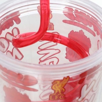 FC Liverpool pohár szívószállal Kids Beaker YNWA
