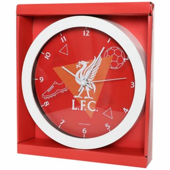 FC Liverpool óra Wall Clock red