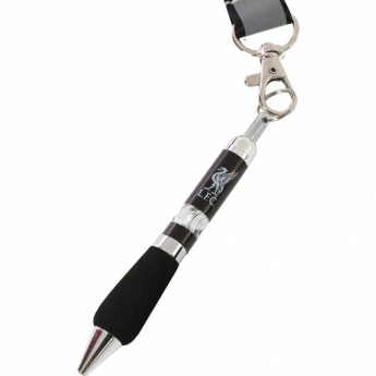 FC Liverpool nyakbavaló golyóstollal black and grey Lanyard Pen