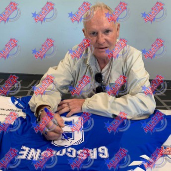 Legendák futball mez Rangers Gascoigne 2019-2020 Signed Shirt