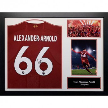 Legendák bekeretezett mez Alexander-Arnold 2019-20 Signed Shirt (Framed)