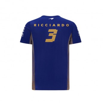 Mclaren Honda férfi póló Ricciardo Blue F1 Team 2021
