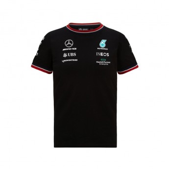 Mercedes AMG Petronas gyerek póló Black F1 Team 2021