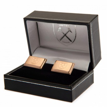 West Ham United mandzsettagomb Rose Gold Plated Cufflinks