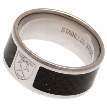 West Ham United gyűrű Carbon Fibre Ring Medium