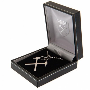 West Ham United nyaklánc medállal Stainless Steel Pendant & Chain HM