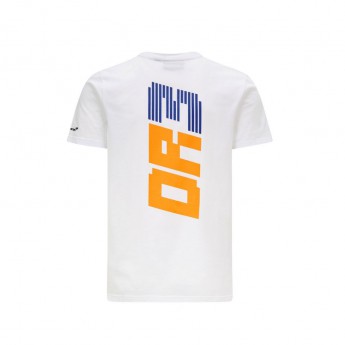 Mclaren Honda férfi póló Ricciardo DR3 White F1 Team 2021