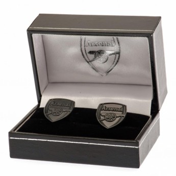 FC Arsenal mandzsettagomb Black IP Cufflinks