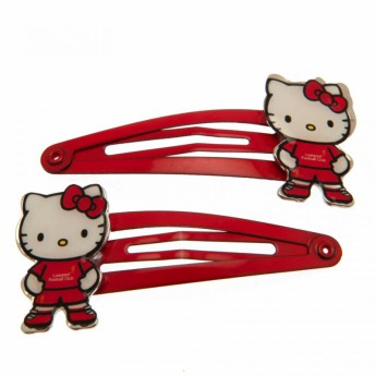 FC Liverpool hajcsipeszek és hajgumik Hello Kitty