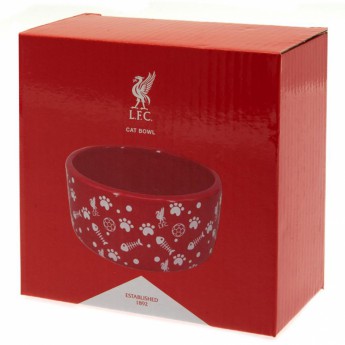 FC Liverpool macska tál red
