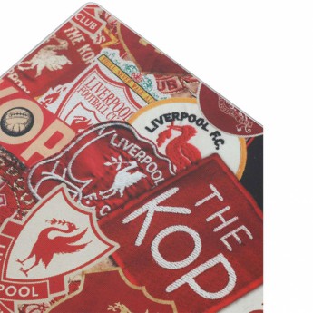 FC Liverpool üveg tábla retro