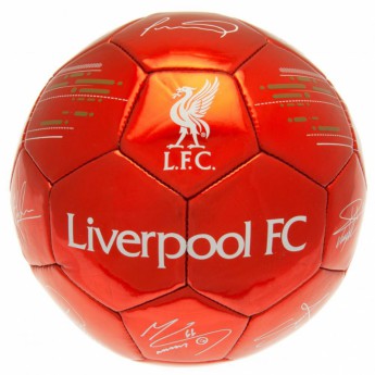 FC Liverpool futball labda Football Signature RD - size 5