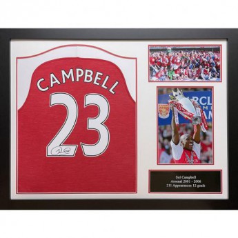 Legendák bekeretezett mez Campbell 2018-19 Signed Shirt (Framed)