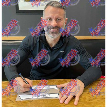 Legendák futball mez Manchester United Giggs 2019-2020 Signed Shirt