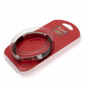 FC Arsenal szilikon karkötő Silver Inlay Silicone Bracelet