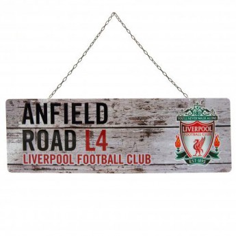 FC Liverpool fém tábla garden sign