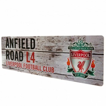 FC Liverpool fém tábla garden sign