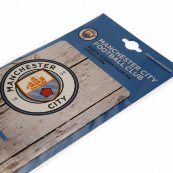 Manchester City fém tábla garden sign