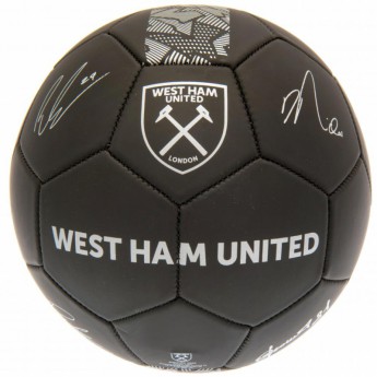 West Ham United futball labda Football signature ph