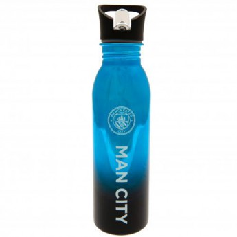 Manchester City ivókulacs UV Metallic Drinks Bottle