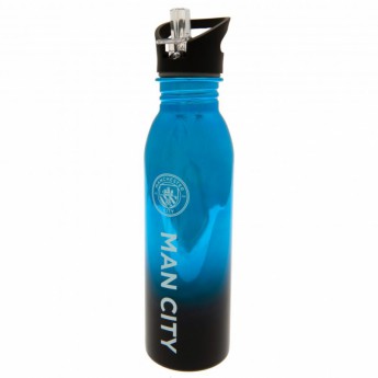 Manchester City ivókulacs UV Metallic Drinks Bottle