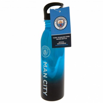 Manchester City ivókulacs UV Metallic Drinks Bottle