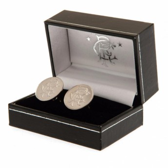 FC Rangers mandzsettagomb silver plated formed cufflinks