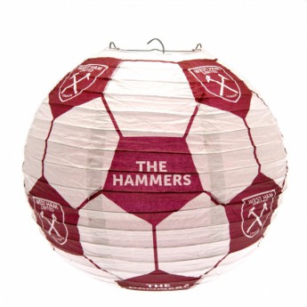West Ham United színes papírok paper light shade