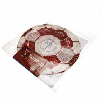West Ham United színes papírok paper light shade