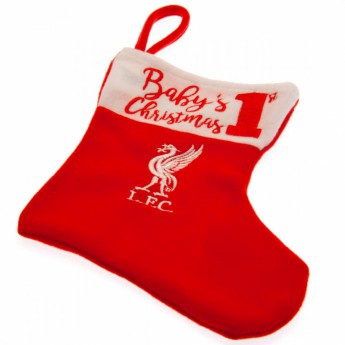 FC Liverpool karácsonyi harisnya fisrt christmas stocking