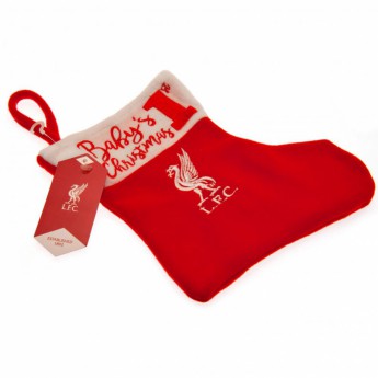 FC Liverpool karácsonyi harisnya fisrt christmas stocking
