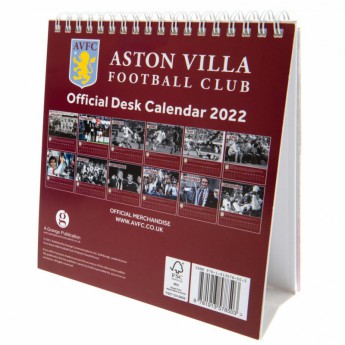 Aston Villa asztali naptár 2022