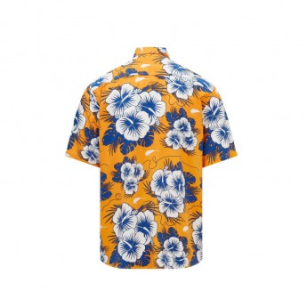 Mclaren Honda férfi ing Hawaii Orange F1 Team 2021