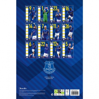 FC Everton naptár 2022