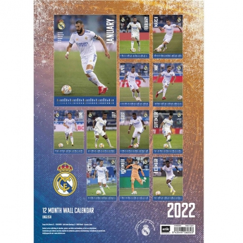 Real Madrid naptár 2022