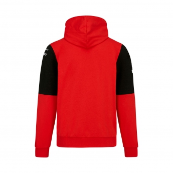 Ferrari férfi kapucnis pulóver sweatshirt redblack F1 Team 2022