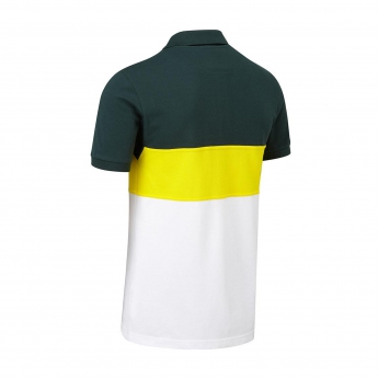 Lotus F1 Team pólóing logo striped polo shirt
