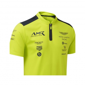 Aston Martin pólóing mens team polo shirt lime