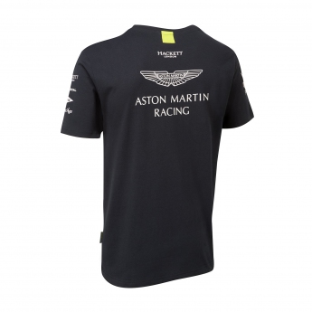 Aston Martin férfi póló team t-shirt navy blue