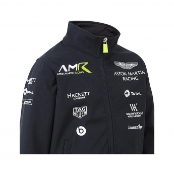 Aston Martin férfi kabát softshell navy blue F1 Team 2021