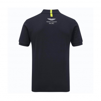 Aston Martin pólóing travel polo shirt navy blue