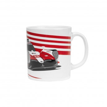 Toyota Gazoo Racing bögre car mug white