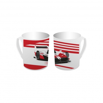 Toyota Gazoo Racing bögre car mug white