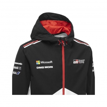 Toyota Gazoo Racing férfi kapucnis kabát wrt team rain jacket black